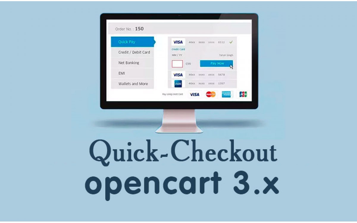 Custom Quick Checkout - спрощене замовлення Opencart3