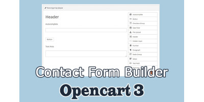 Контактні форми - конструктор форм Опенкарт 3